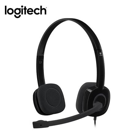 Audífonos con Micrófono Logitech H151 Stereo Negro