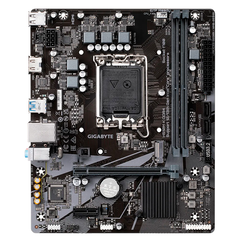 MB GB H610M-K S/V/L DDR4